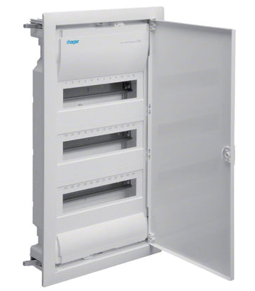 Hager Volta Kleinverteiler 3-reihig 36 Module IP30 für Hohlwandmontage