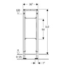 GEBERIT – Duofix Stützklappgriff B 112 cm-2