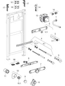 GEBERIT – Duofix Urinal-Element universell H112/130 cm, B50 cm-2