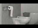 MKW – Euro 2000 Plus WC-Sitz mit Deckel in Weiß und Kunststoffscharnier – 490 x 395 x 55 mm – 1 Stück-2