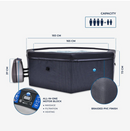 NetSpa Octopus Whirlpool mit Möbelset – Halbfester Outdoor-Whirlpool für 4–6 Personen-3