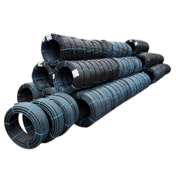 PE80 TW-Rohr 2" 63x5,8 mm PN10 (SDR11) - in Rollen zu 50 m